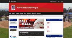 Desktop Screenshot of murphyranchlittleleague.org