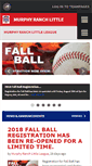Mobile Screenshot of murphyranchlittleleague.org